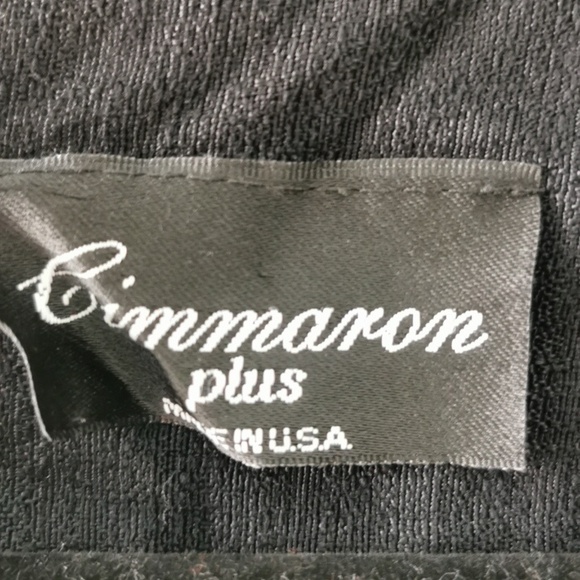 Womens Vintage Cimmaron plus Black/White Open Safari Print Cardigan. 1X - Picture 5 of 6